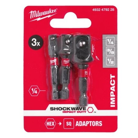 SET DE 3 ADAPTATEURS SHOCKWAVE™ IMPACT DUTY