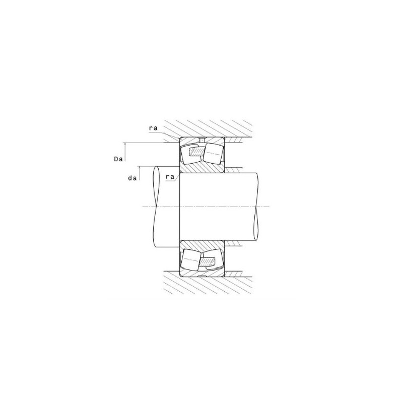 ROULEMENT A ROTULE SUR ROULEAUX ALESAGE CONIQUE 23222EMKW33C3