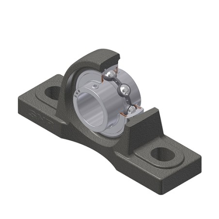 PALIER COMPLET INOX AUTO-ALIGNEUR A SEMELLE REF SUCP206