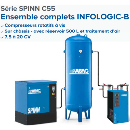 Pack compresseur cuve + sécheur Compair