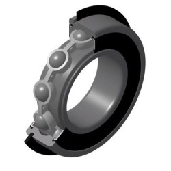 ROULEMENT A BILLES ACIER 6018NRLLU/2AS