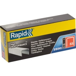 AGRAFE RAPIDE 12mm GALVA N°53 BOITE DE 2500 AGRAFE RAPIDE 12mm GALVA N°53 BOITE DE 2500