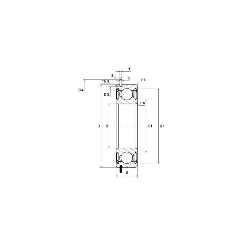 ROULEMENT A BILLES ACIER 6209ZZNR/5K