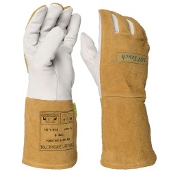 GANTS SOUDAGE RENFORCES CUIR TIG T9.5