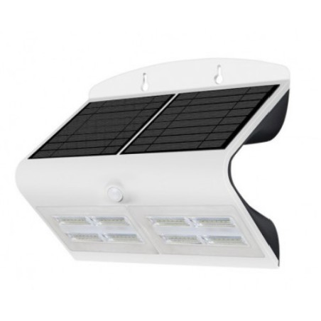 APPLIQUE MURALE LED SOLAIRE 6.8W 4000K BLANC + DÉTECTEUR