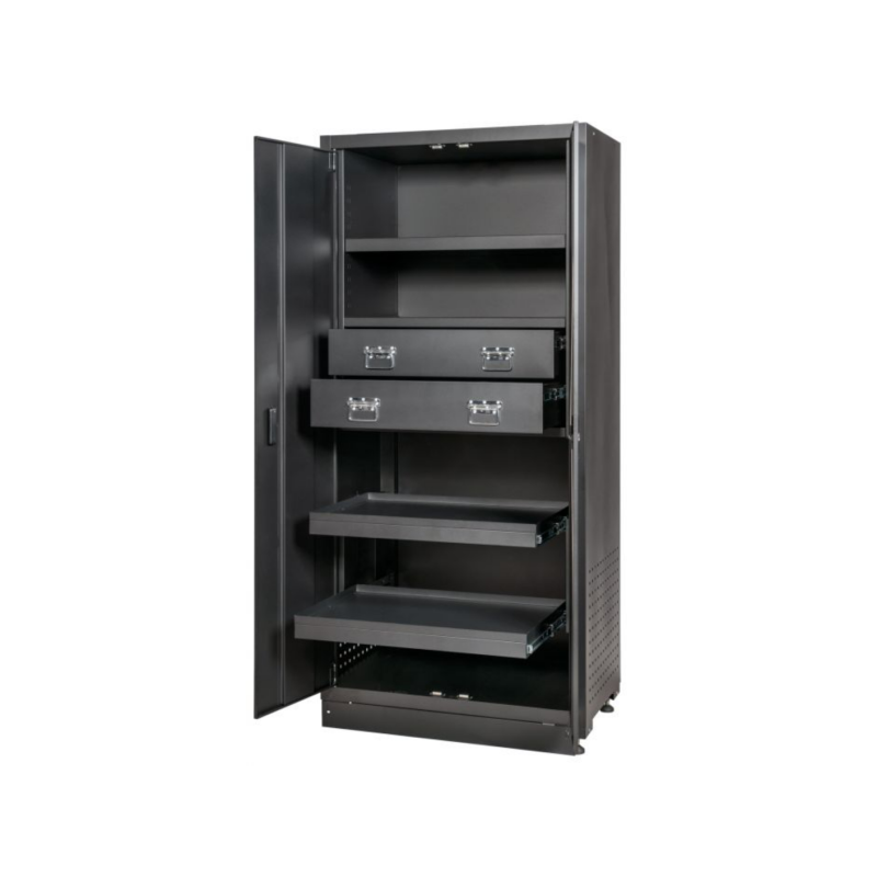 ARMOIRE DE RANGEMENT HAUTE À 2 TIROIRS, L. 903 X L. 518 X H. 1950 MM - REF. 810.8057