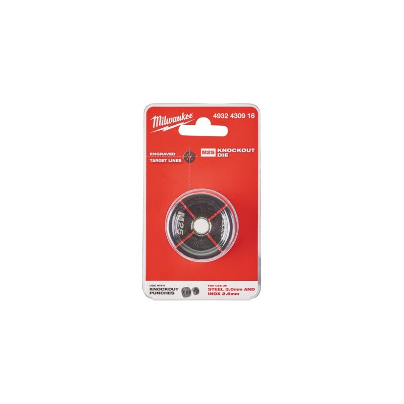 MATRICE POUR EMPORTE-PIÈCE DIE M 25 Ø 25.4