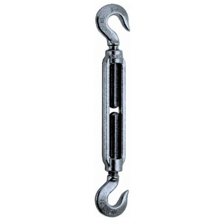 TENDEUR CROCHET+CROCHET  ACIER ZINGUE M14 CMU 420KG