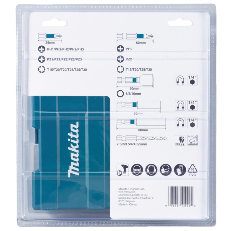 COFFRET IMPACT BLACK 33PCS - MAKITA