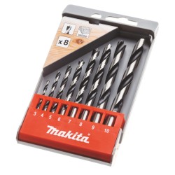COFFRET 8 FORETS BOIS CYLINDRIQUES - MAKITA COFFRET 8 FORETS BOIS CYLINDRIQUES - MAKITA