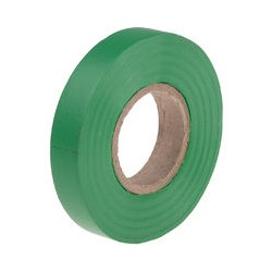 PVC ELECTRICIEN VERT - tour de 10 rouleaux - Long 10M x Larg : 15mm