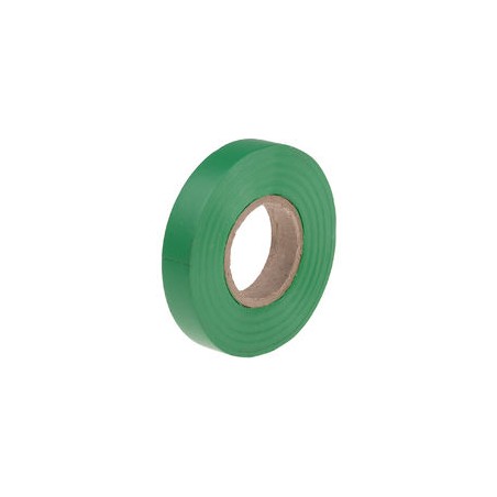 PVC ELECTRICIEN VERT - tour de 10 rouleaux - Long 10M x Larg : 15mm