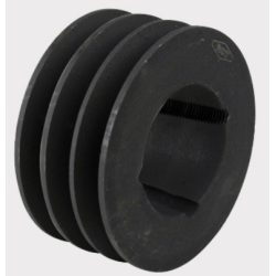 POULIE FONTE SPZ 3 GORGES Ø63 POUR MOYEU AMOVIBLE 1108