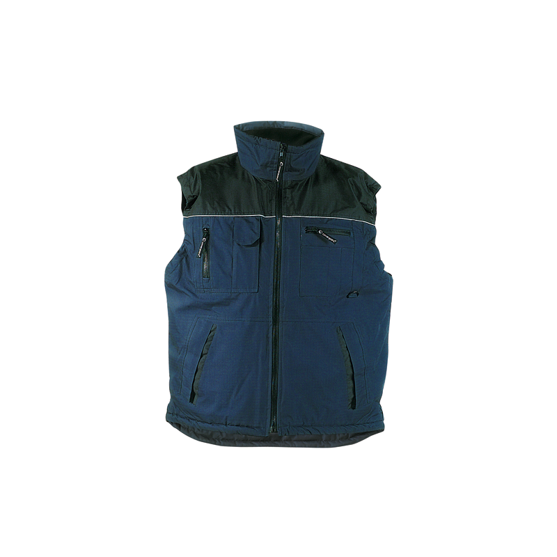 GILET SANS MANCHE RIPSTOP MULTIPOCHES NAVY