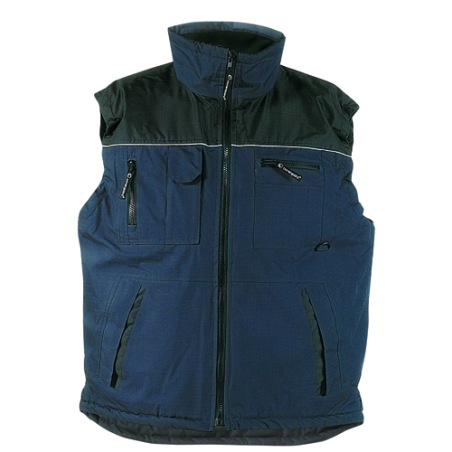 GILET SANS MANCHE RIPSTOP MULTIPOCHES NAVY