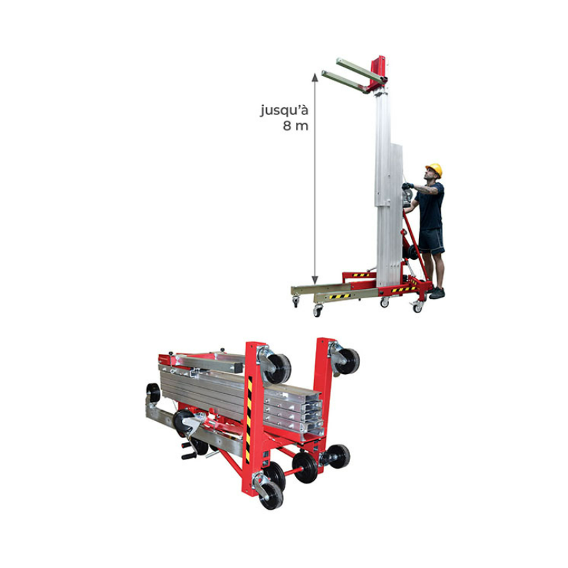 GERBEUR ALU 300 KG 5000 MM