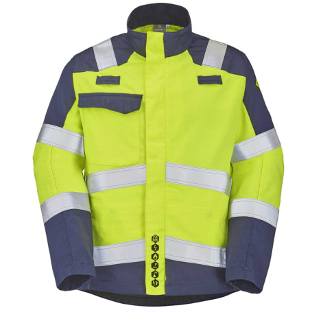 BLOUSON ATA JAUNE  FLUO / BLEU MARINE ATEX HV 320 XP