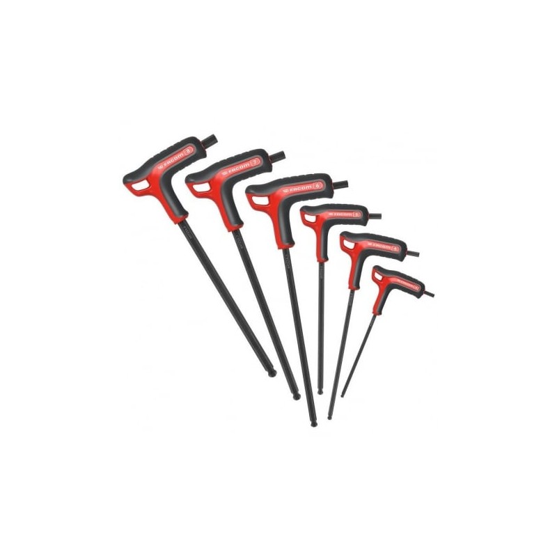 CLÉS MÂLES POIGNÉE EN "P" 6 PANS MÉTRIQUES REF 84TZA.