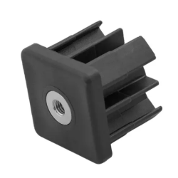 BOUCHON A INSERT TARAUDE POUR TUBE Ø16 CARRE EXT30 REF 14813 BOUCHON A INSERT TARAUDE POUR TUBE Ø16 CARRE EXT30 REF 14813