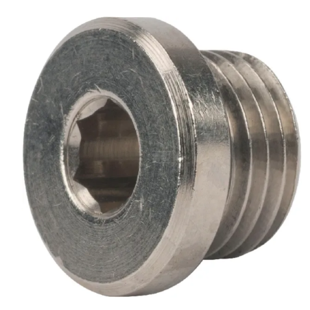 BOUCHON MALE 1/4 + JOINTY TORIQUE INTERNE VIS HEX