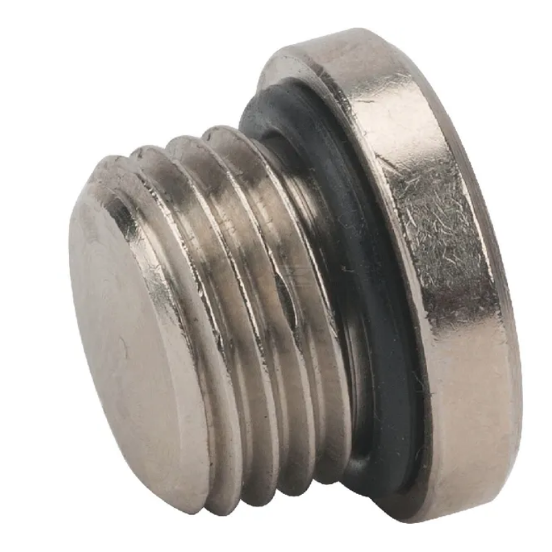 BOUCHON MALE 1/4 + JOINTY TORIQUE INTERNE VIS HEX