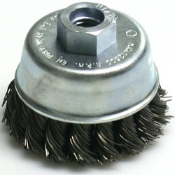 BROSSE COUPE CONIQUE D.65 M14 FIL 0.50 ACIER TORSADE