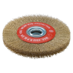 BROSSE DE TOURET Ø150 X25X32 FIL LAITONNE