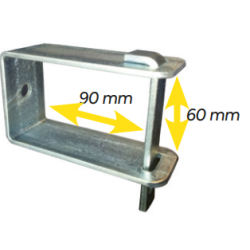 FIXATION MURALE POUR ECHELLE 90X60MM REF 380004 FIXATION MURALE POUR ECHELLE 90X60MM REF 380004