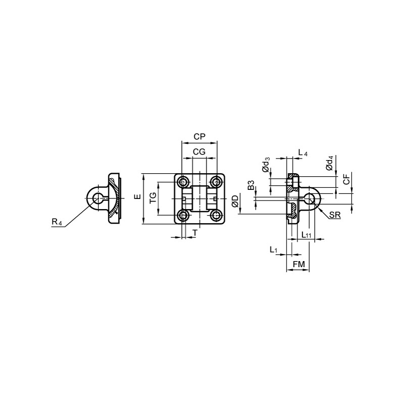 FIXATION PAR CHAPE SERIE AB6