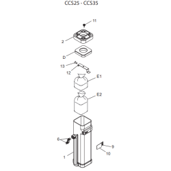 Pack maintenance Compair pour séparateur huile/eau modèle CCS25