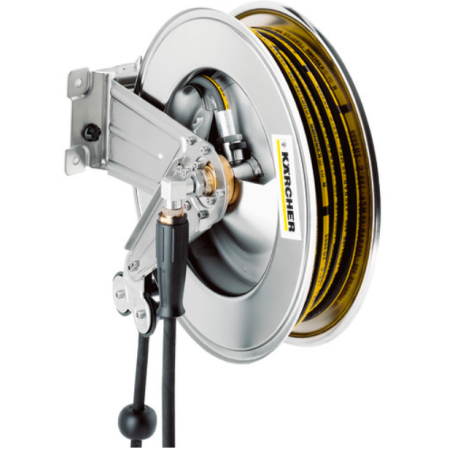 TAMBOUR ENROULEUR AUTOMATIQUE 20M AVEC SUPPORT PIVOTANT REF 6.392-076.0