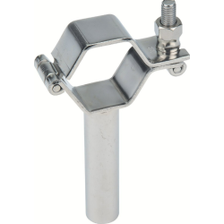 COLLIER DE FIXATION SMS HEXAGONAL A CHARNIERE AVEC TIGE CREUSE INOX 304 COLLIER DE FIXATION SMS HEXAGONAL A CHARNIERE AVEC TIGE CREUSE INOX 304