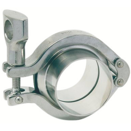 RACCORD CLAMP COURT COMPLET A SOUDER INOX 316L JOINT EPDM