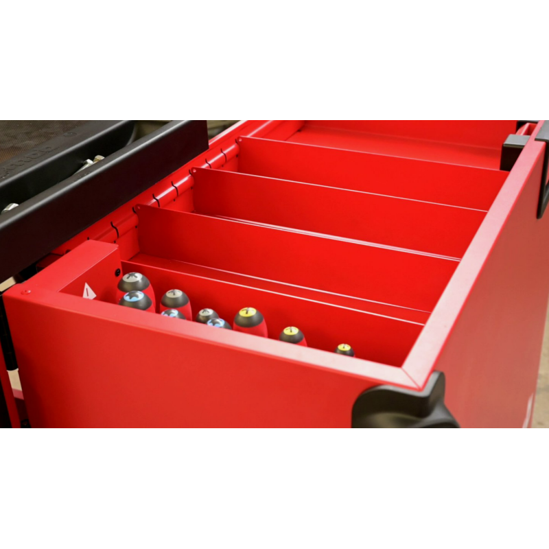 SERVANTE COCKPIT OUVERTURE LATÉRALE 2 PLANS DE TRAVAIL ET 3 TIROIRS