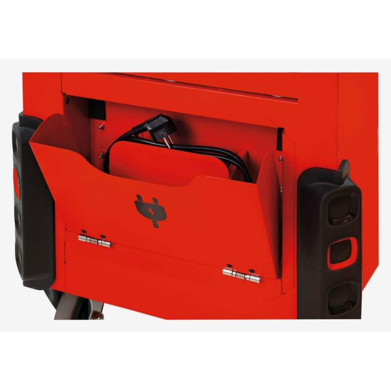 SERVANTE COCKPIT OUVERTURE LATÉRALE 2 PLANS DE TRAVAIL ET 3 TIROIRS