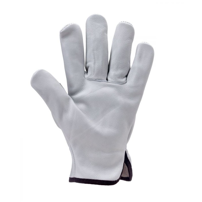 GANTS DE MANUTENTION GÉNÉRALE EN CUIR BLANC
