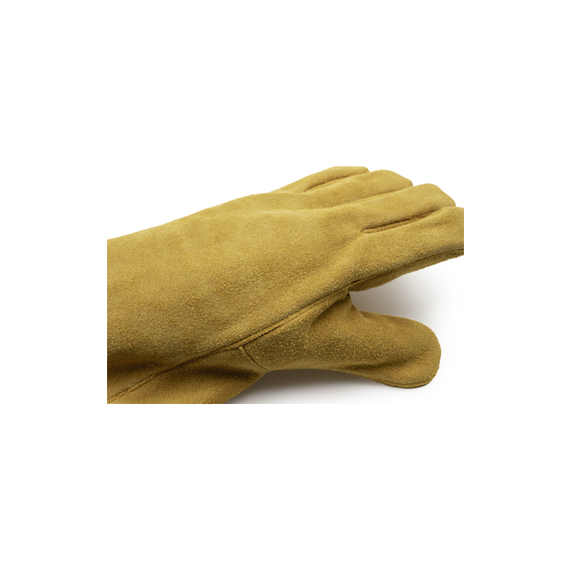 GANT SOUDEUR CROUTE BOVIN EUROWELD 330 KEVLAR OR MANCHETTE 15CM