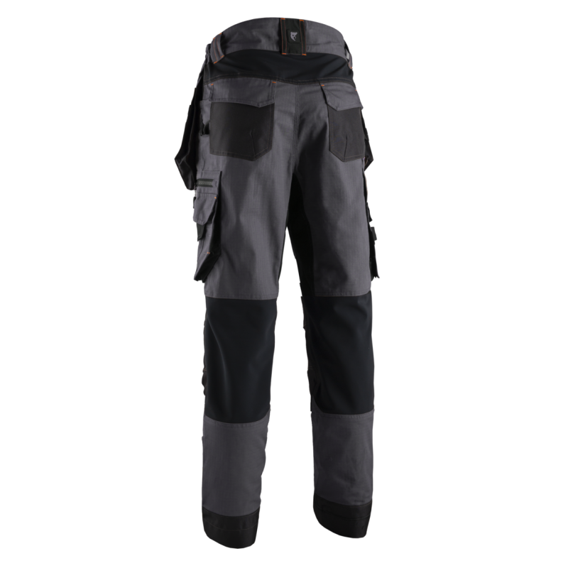 PANTALON CRISTOBAL ANTRHACITE-CITROUILLE