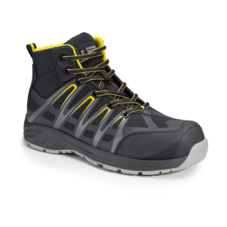 ALUNI S3 CHAUSSURE SECU HAUTE NOIR ET JAUNE
