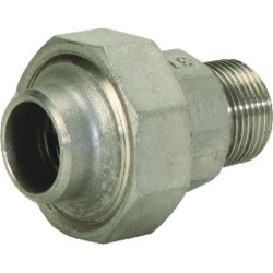 RACCORD UNION 3 PIÈCES INOX 316L BW/M RACCORD UNION 3 PIÈCES INOX 316L BW/M
