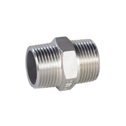RACCORD INOX 316L MAMELON HEXAGONAL M/M RACCORD INOX 316L MAMELON HEXAGONAL M/M
