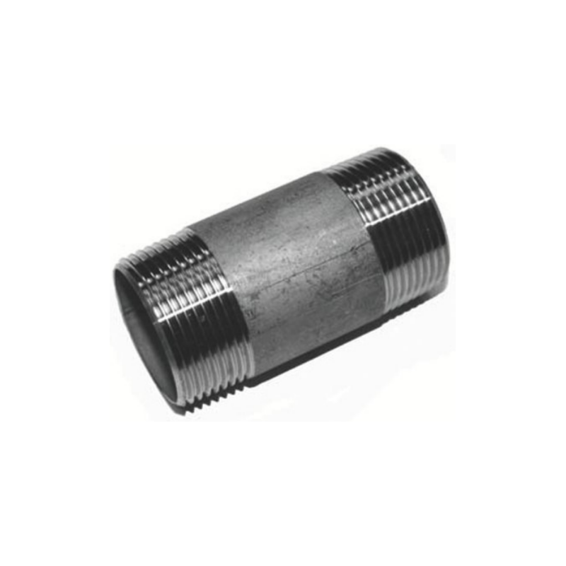 RACCORD INOX 316L MAMELON DOUBLE 100mm M/M