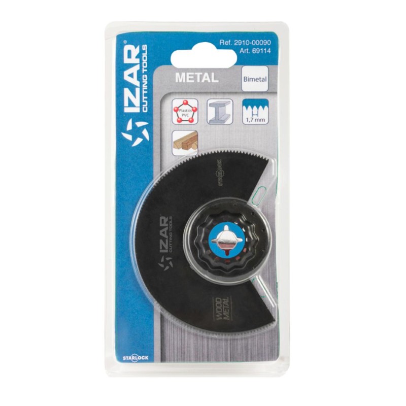 LAME SEGMENTÉ HAUT RENDEMENT DANS MÉTAL ET BOIS - MOÈLE 00090 OUTIL MULTIFONCTION METAL