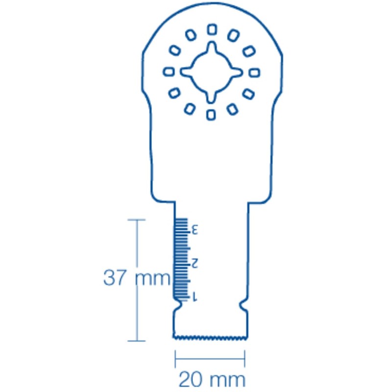 COUPE DROIT METAL / BOIS - OUTIL MULTIFONCTION METAL DENTURE 1.3MM