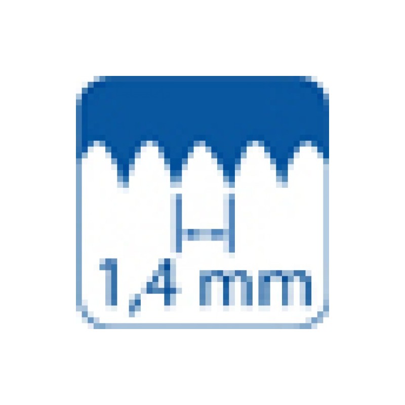 COUPE COURBE POUR BOIS TENDRE - OUTIL MULTIFONCTION BOIS DENTURE 1.4MM