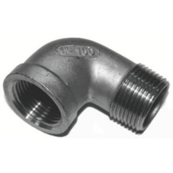RACCORD GAZ INOX 316L COUDÉ 90° M/F RACCORD GAZ INOX 316L COUDÉ 90° M/F