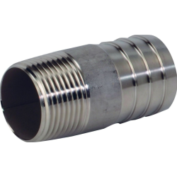 RACCORD INOX 316L A VISSER BSP EMBOUT MÂLE CANNELÉ RACCORD INOX 316L A VISSER BSP EMBOUT MÂLE CANNELÉ