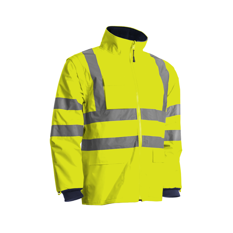 PARKA HI-VIZ 4 EN 1 KANATA JAUNE