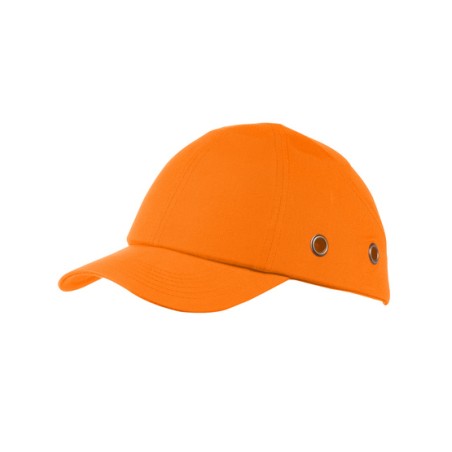 CASQUETTE ANTI-HEURT COQUE ABS ORANGE HAUTE-VISIBILITÉ