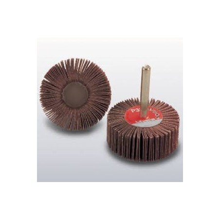 ROUE LAMELLE SUR TIGE 6MM 80X15 GR40